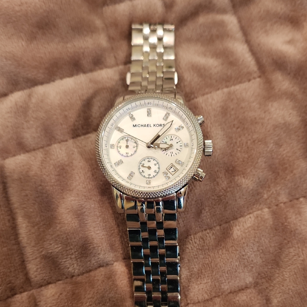 Michael Kors Stainless Steel Chronograph Watch